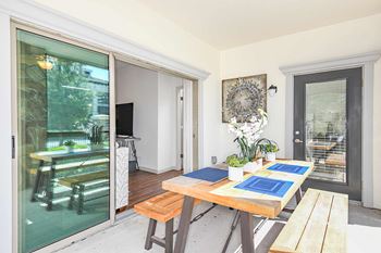 Private patios & balconies